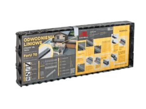 Zestaw odwodnień ForU Tripack 100/70 A15 Ocynk