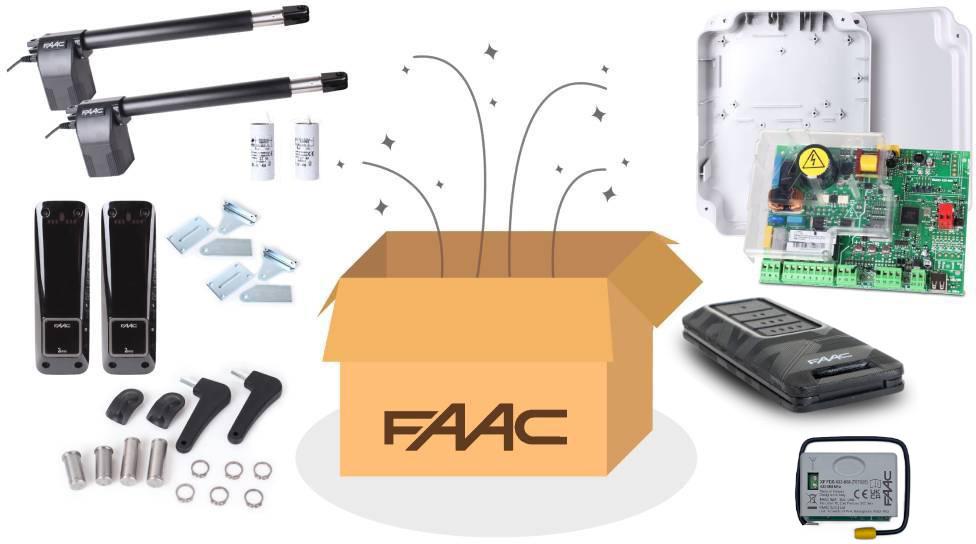 Zestaw Alfa FDS - FAAC 414 do 8m bram dwuskrzydłowych - obrazek 11